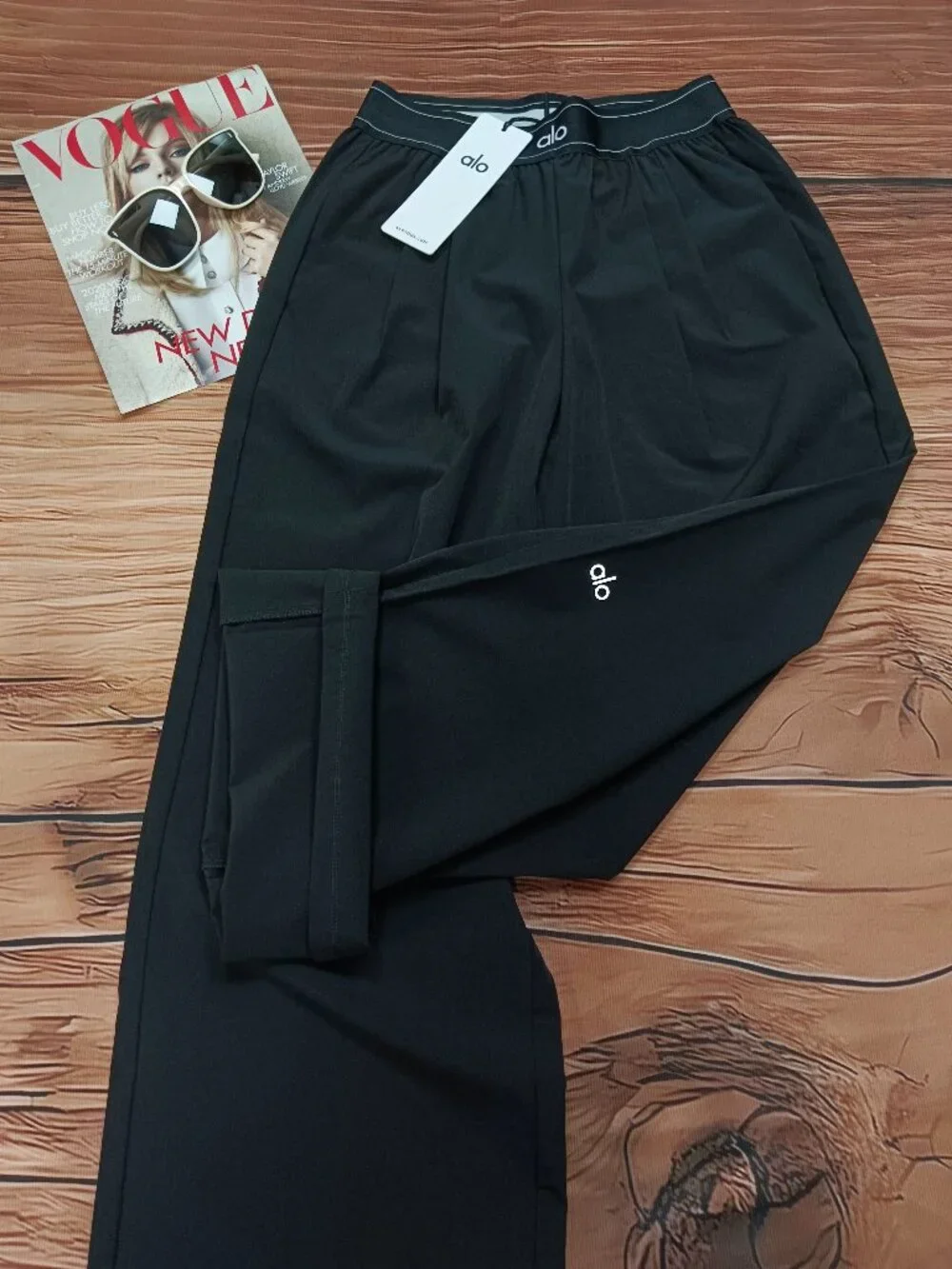 Alo Yoga🤩Suit Up Trouser black (Regular) NWT- Leisure/Sports/Ultra Comfy💥 - Picture 3 of 9